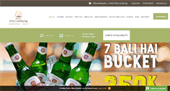 Desktop Screenshot of hotellumbung.com